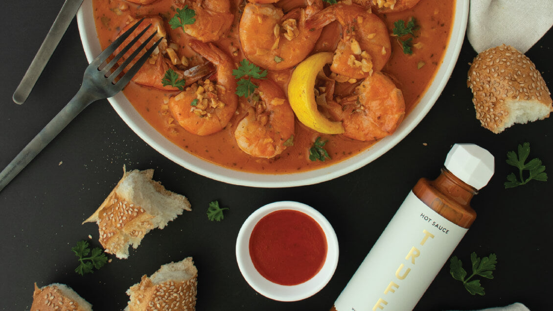 New Orleans Spicy TRUFF Shrimp Recipe