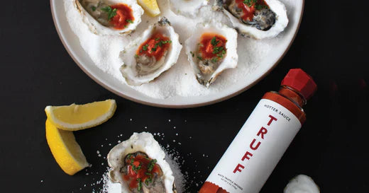 Oysters with Frozen TRUFF Topping Recipe