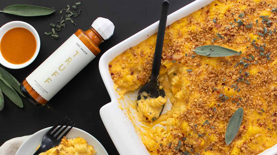 Zesty Truffled Butternut Pumpkin Mac & Cheese
